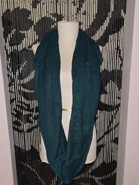Express Teal Shimmer Infinity Scarf